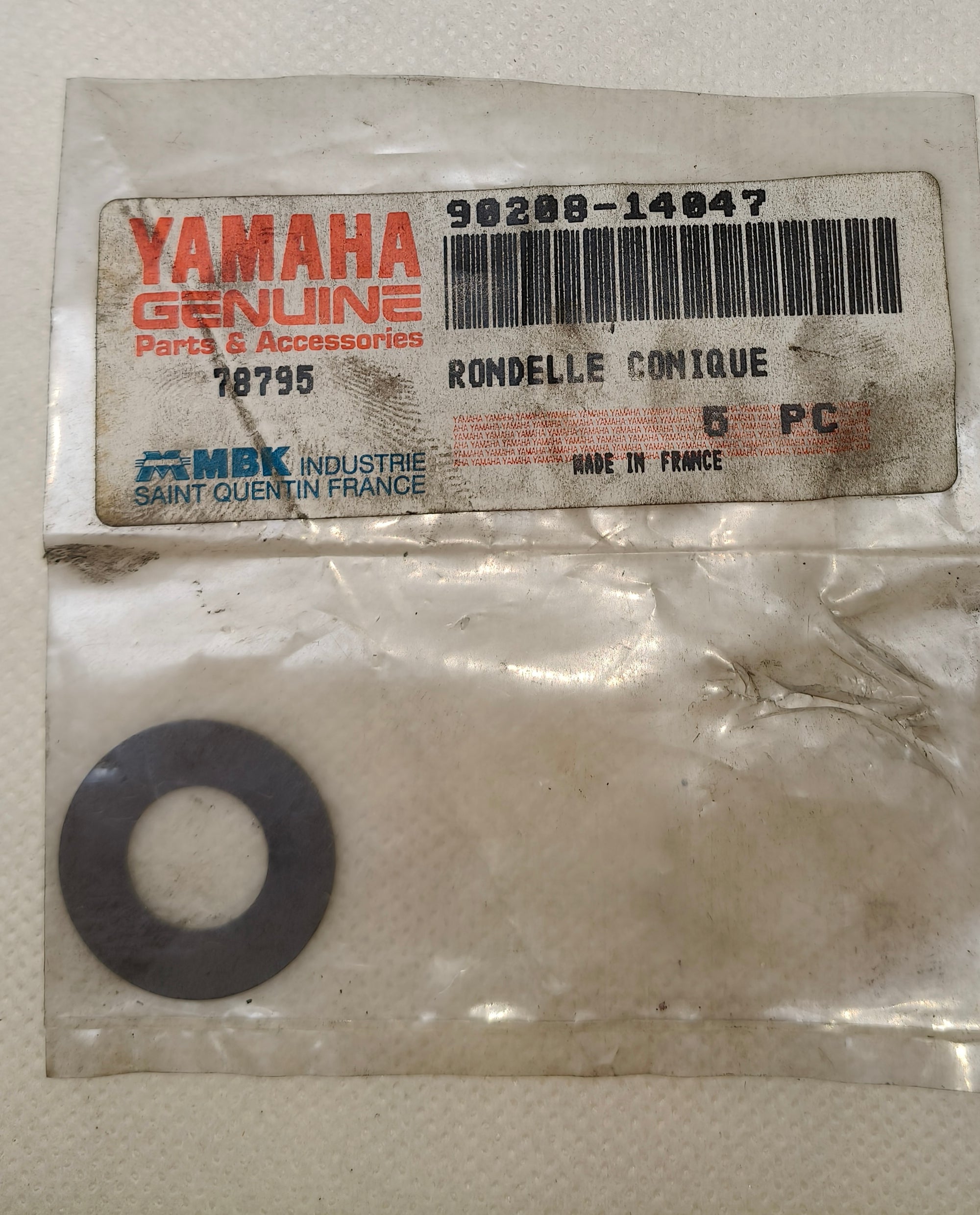 Rondelle conique transmission