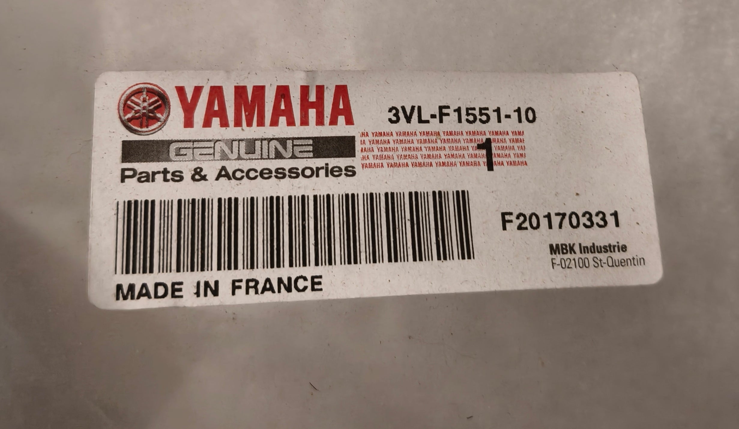 Bec de face avant